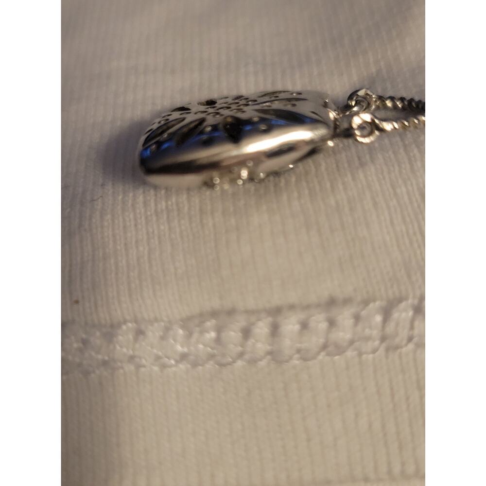 Bag Charm -Mini Designer Bag shiny silver toned CZ stones NICE! 925 FAS IT OPENS - Picture 5 of 6